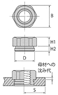 SGナット 図面