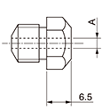 DPM400-B10ノーズピースの図