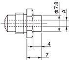 TZO44-925ノーズピースの図