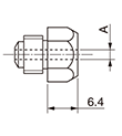 TZO74-828、DPM400-A08ノーズピースの図